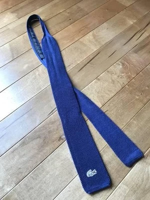 Corbata tejida LACOSTE de colección francesa Lacoste años 70 buena Foto 1 de 3