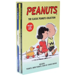 Peanuts: The Classic Collection (Includes 3 Art Cards!) 3 Books - Ages 4-8 - PB - Picture 1 of 4