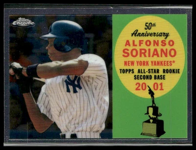 2008 Topps #AR13 Alfonso Soriano All-Rookie Team 50th Anniversary - Image 1 of 2