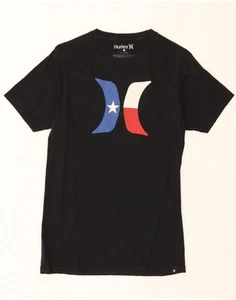 HURLEY Womens Petite Graphic T-Shirt Dress UK 10 Small Black Cotton CO09 - Picture 1 of 4