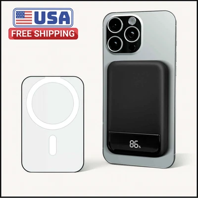 Magnetic Wireless Power Bank 10000mAh PD20W LED Display Fast Charger for iPhone - Image 1 of 4