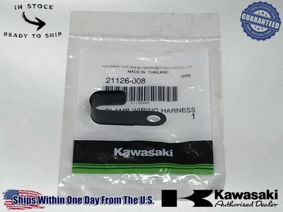 Kawasaki Genuine OEM Spark Plug Wire Wiring Harness Clamps h1 z1 kz650 21126-008 - Image 1 of 4