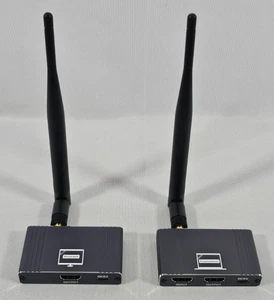 590ft Wireless HDMI Extender 1x Trasmettitore 1x Ricevitore 1080P HD Audio/Video TV - Foto 1 di 15