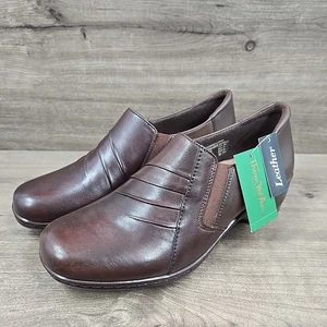 Neu THOM McAN Damenschuhe Größe 8 braun elegante Freizeitschuhe Slipper Deidre-LESEN - Bild 1 von 8