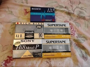 Konvolut 5 Tonbänder. Sony, Maxell, Realistic Supertape. Nagelneu. Versiegelt. - Bild 1 von 2