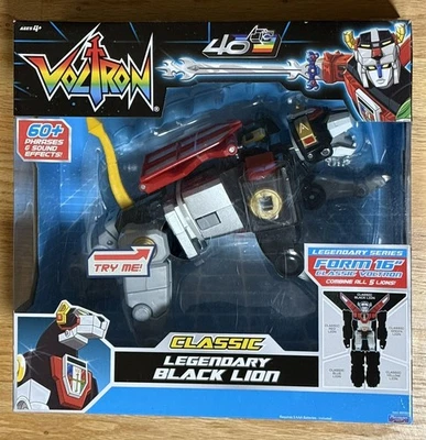 Playmates Clásico Voltron 40 Aniversario Legendario León Negro MISB NUEVO Retirado Foto 1 de 4