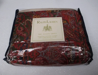 Funda Edredón Ralph Lauren GALAHAD PAISLEY Rojo Floral - Completa/Reina Foto 1 de 4