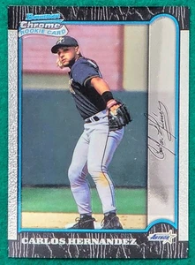 Carlos Hernandez - 1999 Bowman Chrome #313 - Houston Astros Rookie Baseballkarte - Bild 1 von 3