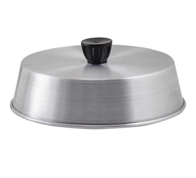 Winco Aluminio 8” Burger Dome Parrilla Basting Cubierta Freír Salpicaduras Tapa Foto 1 de 2