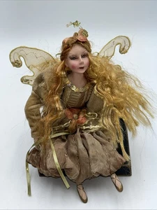 Vintage Woodland Fairy Winward Holidays Elf Doll Winged Posable Shelf Sitter - Picture 1 of 8