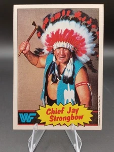 Chief Jay Strongbow WWF Wrestling 1985 Topps #20 - Picture 1 of 2