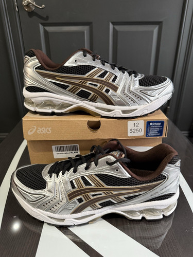 ASICS In te è tutto. Size 12M Der Neue Kayano 14 Black Coffee Silver 999Nuovo