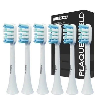 WELCCO Ersatzbürstenköpfe kompatibel mit happybrush ECO VIBE 3 HBV3
