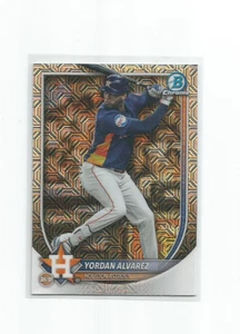 YORDAN ALVAREZ (Houston Astros) 2025 BOWMAN CHROME MOJO REFRACTOR #81 - Picture 1 of 1