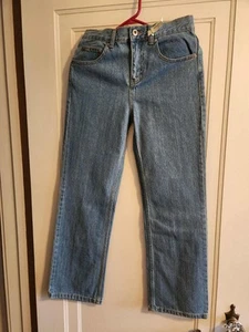 New Faded Glory Blue Denim Jeans Size 14R Relaxed Fit - Picture 1 of 3