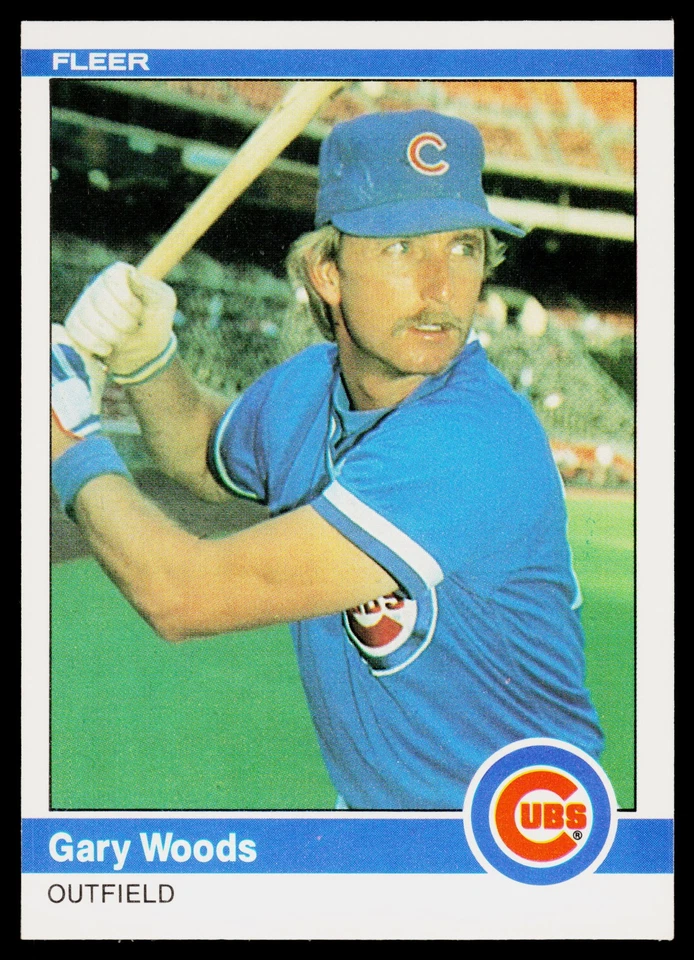 1984 Fleer #507 Gary Woods - EX - Image 1 of 2