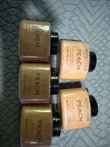 Lot Of 5 Makeup Revolution Baking Powder Peach  1.12 oz Full size NEW - Picture 1 of 4