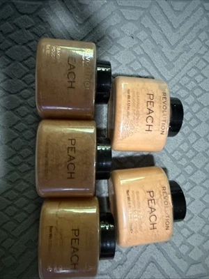 Lot Of 5 Makeup Revolution Baking Powder Peach  1.12 oz Full size NEW - Image 1 of 4