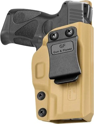 GUN & FLOWER Polymer IWB Holster For Taurus G2C/G3C/G2S/TX22 Compact/PT111/PT140 MillenniumG2