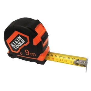KLEIN Tools A-86000 Tape Measure, 9m Magnetic Double Hook - Picture 1 of 3