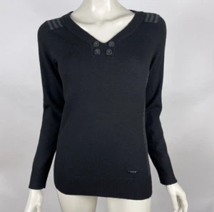 Smartwool Piney Lake Henley Merino Wool Sweater Women S EUC Long Sleeve Pullover - Picture 1 of 12