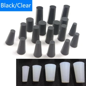 Tapered Plugs Stopper Rubber Bung Sealing End Caps Seal Hole Plug Bottle Inserts - Picture 1 of 13