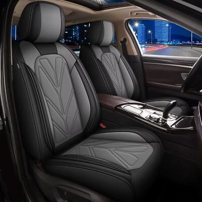 Juego de funda de asiento delantera de coche apta para Ford EcoSport 2018-2022 impermeable imitación cuero Foto 1 de 4