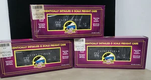 MTH Clinchfield 2 alloggiamenti offset tramoggia auto set di 3 - Foto 1 di 5