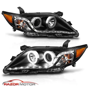 Faros LED proyectores negros estilo Toyota Camry R8 2010-2011 - Imagen 1 de 10