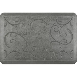 WellnessMats Estates Bella Anti-Ermüdung Küchenmatte, 36" mal 24", Blattsilber - Bild 1 von 2