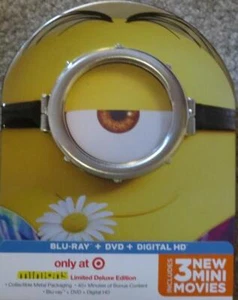 MINIONS COLLECTIBLE STEELBOOK TARGET EXCLUSIVE W/J-CARD - Picture 1 of 1