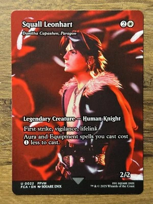 Magic The Gathering MTG Final Fantasy Squall Leonhart #22 FCA Through The Ages - Image 1 of 2