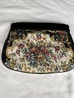 Vintage Victorian Style Floral Tapestry Petit Point Clutch Purse Delil Creations