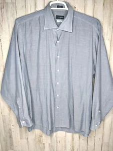 Peter Millar Collection Flex Finish Size XL Blue Long Sleeve Button Shirt - Picture 1 of 7