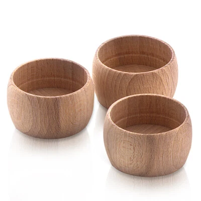 Teelichthalter aus Holz, 50 x 27 mm mit oder ohne Metalleinsätze - Bild 1 von 4