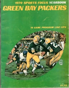 1970 YEARBOOK Football GREEN BAY PACKERS Sports Focus GREAT SNOWMOBILE ADS - Picture 1 of 1