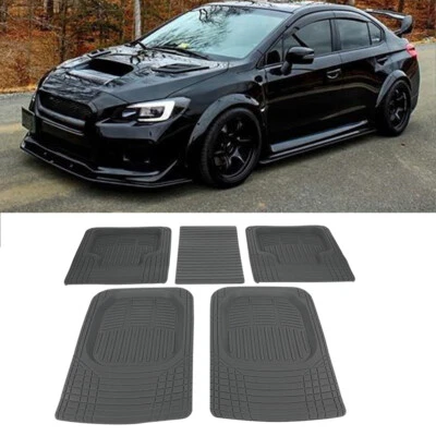 Juego de 5 alfombrillas impermeables delanteras traseras para coche Subaru Impreza WRX STi Foto 1 de 4