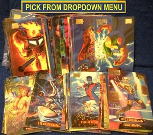 1994 Fleer MARVEL Masterpieces Gold Signature Trading Cards U-Pick-1 - Picture 1 of 106