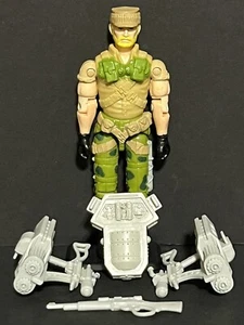 "Figura de colección 1989 Gi Joe Rock & Roll Gatling Gunner V2 3,75"" ¡casi completa!" - Imagen 1 de 8