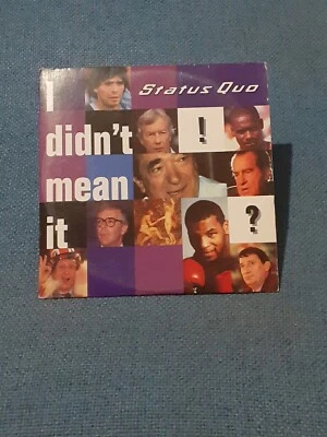 STATUS QUO - I DIDN'T MEAN IT. CD SINGOLO  - Immagine 1 di 2