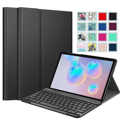 For Samsung Galaxy Tab S6 10.5" 2019 Slim Case Stand Cover w/ Bluetooth Keyboard - Image 1 of 4