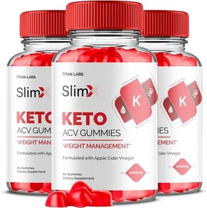 SlimX Keto Gummies - SlimX Keto ACV Gummys For Weight Loss OFFICIAL - 3 Pack - Picture 1 of 3