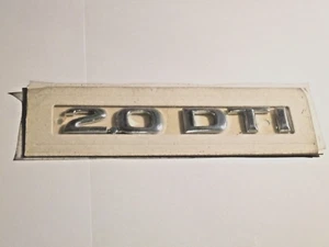 OEM Vauxhall Opel Typenschild, Heck 2.0 DTI GM Schriftzug Emblem Badge - Bild 1 von 3