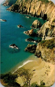 Postal Quebrada Acantilados Acapulco Guerrero México Cromo Sin Publicar - Imagen 1 de 3