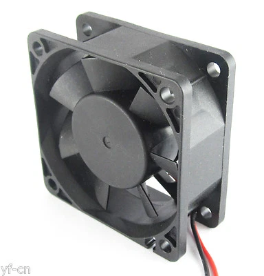 5pcs Brushless DC Cooling Fan 60x60x25mm 6025 7 blades 24V 0.13A 2pin Connector - Image 1 of 3