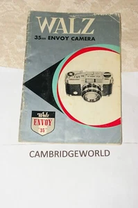 WALZ ENVOY 35mm CAMERA INSTRUCTION MANUAL GUIDE BOOK ORIGINAL - Picture 1 of 1