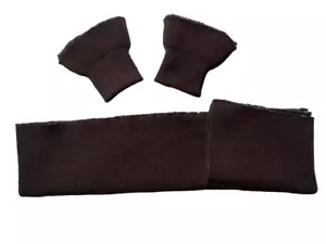1970s - Current USN G-1 Bomber Flight Jacket 100% Wool Repair Knits Cuffs Brown - Picture 1 of 2