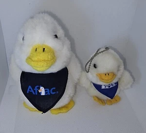 Peluche AFLAC Pato Blanco 6" y Llavero 4" Peluche Parlante Bandana Juguete *LEER - Imagen 1 de 9