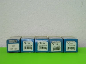 5x NEW EIKO AV/PHOTO LAMP EHA PROJECTOR LIGHT BULB 500W 120V LOT OF 5x - Picture 1 of 2