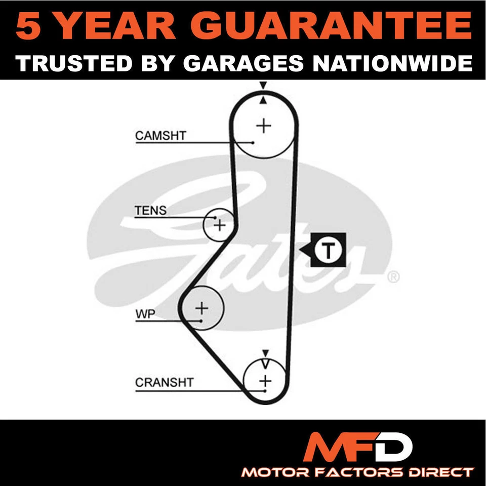 Fits Mazda B-Series 1985-1996 626 1983-1991 2.0 2.1 MFD Timing Cam Belt - Image 1 of 1